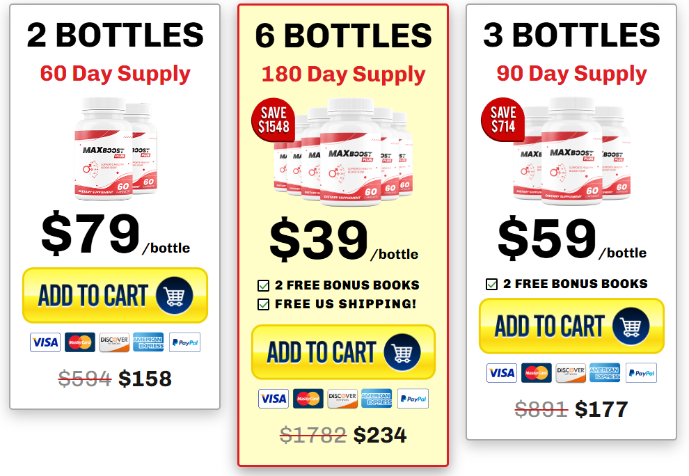 Max Boost Pricing Image